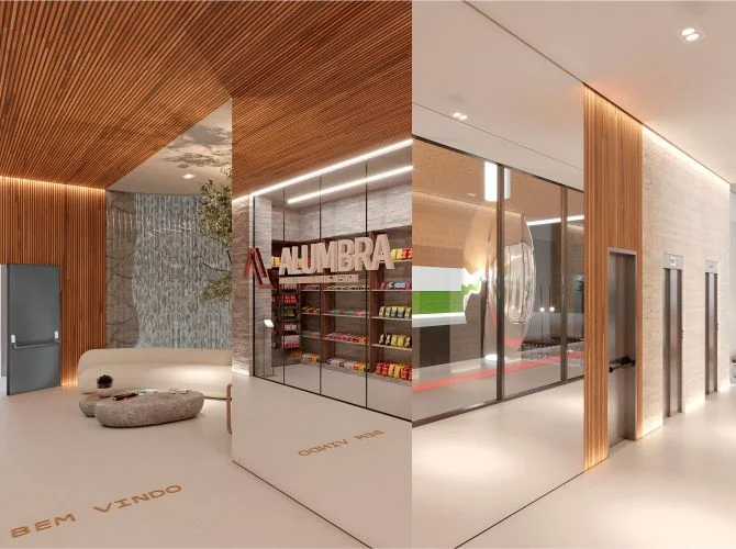 Brava Green Home Club — perspectiva: térreo