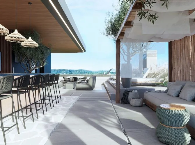 Brava Green Home Club — perspectiva: rooftop