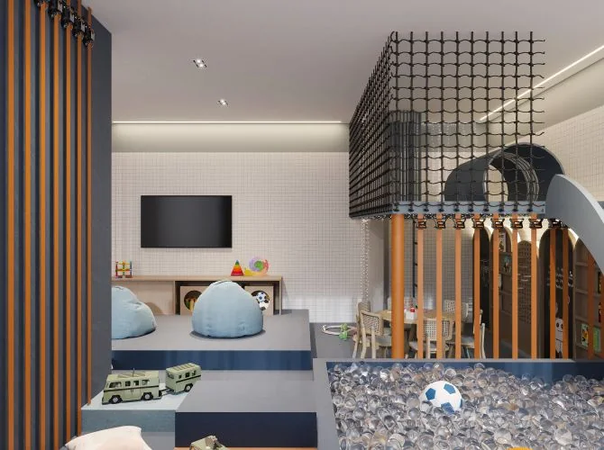 Brava Green Home Club — perspectiva: brinquedoteca