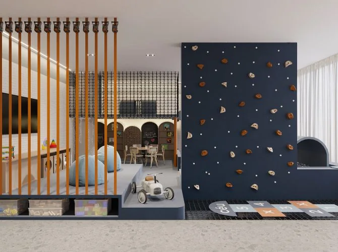 Brava Green Home Club — perspectiva: brinquedoteca