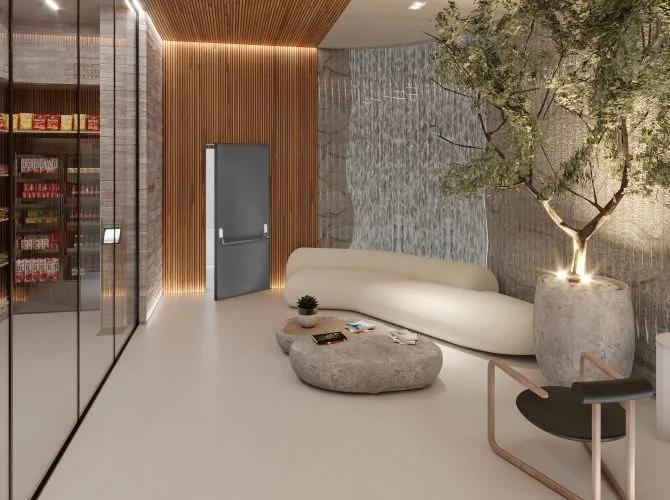 Brava Green Home Club — perspectiva: térreo