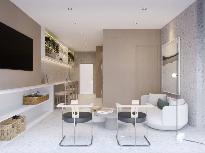 Brava Green Home Club — perspectiva: lavanderia