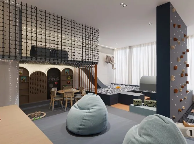 Brava Green Home Club — perspectiva: brinquedoteca